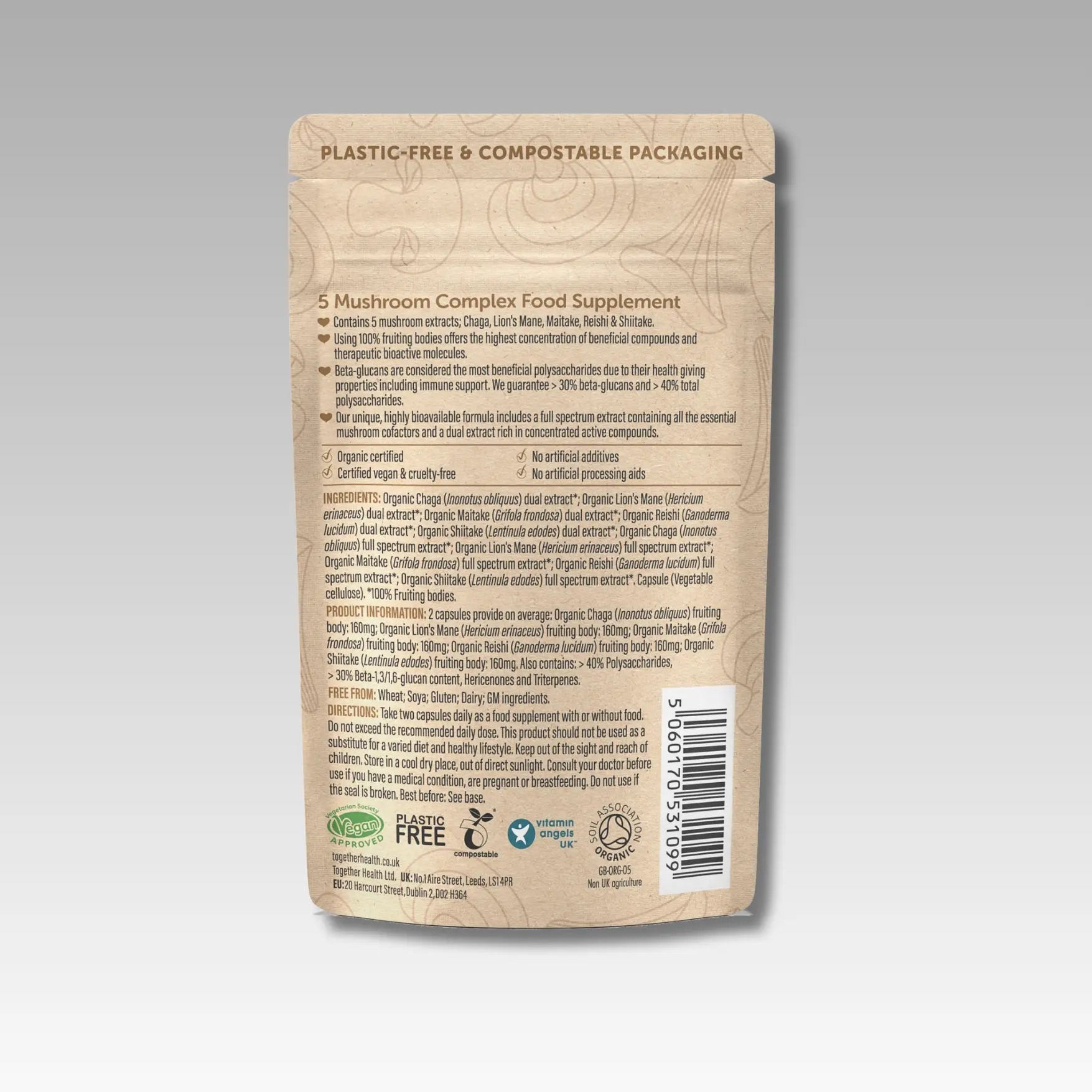 Mushroom 5 Blend - Supplenaut
