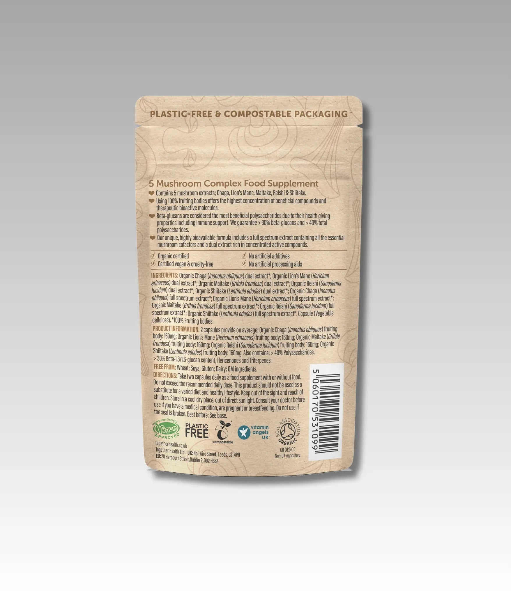 Mushroom 5 Blend - Supplenaut